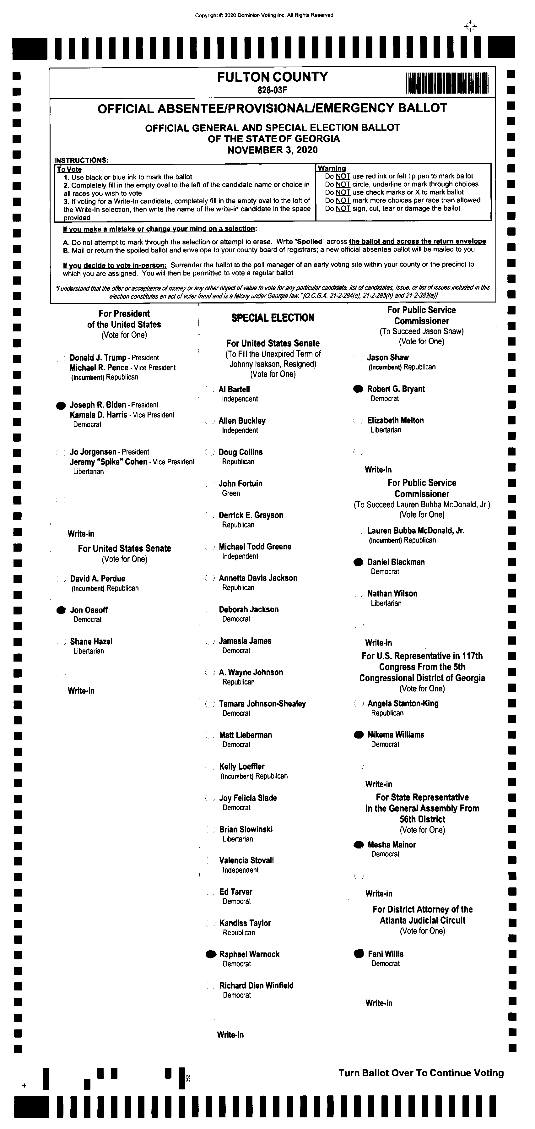 Source Ballot